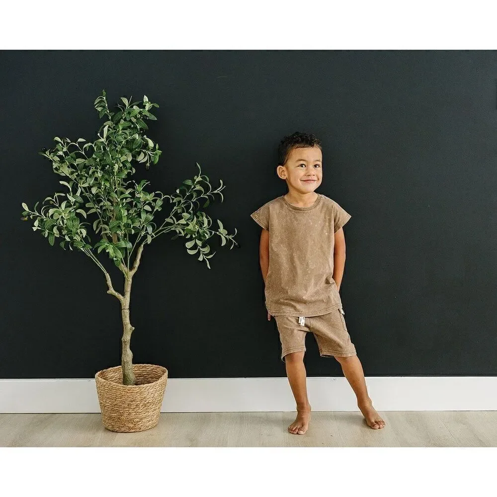 NWT - Olive and Scout MALONE SET - Brown - Multiple sizes